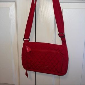 Red Vera Bradley hipster purse
